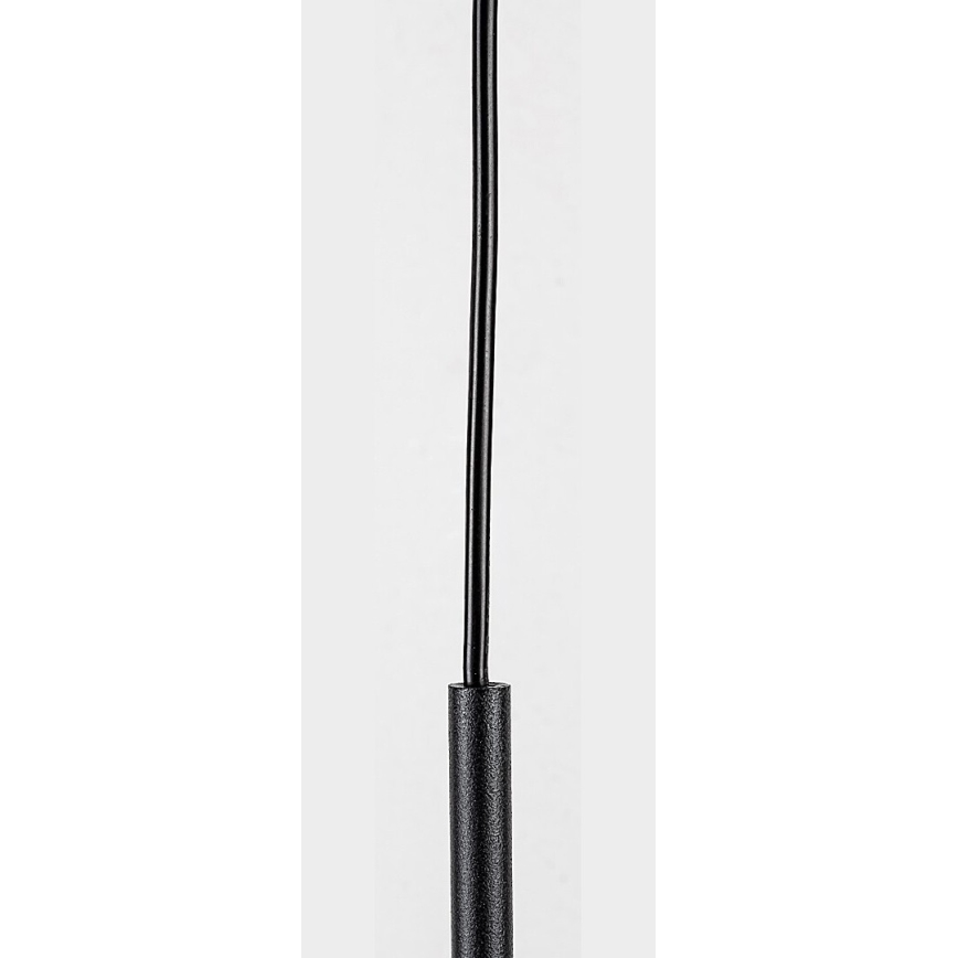 Rabalux - Vonios kambario pakabinamas šviestuvas su kabeliu 1xE27/15W/230V juodas IP44