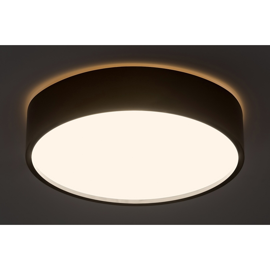 Rabalux - LED lubinis šviestuvas su jutikliu LED/19W/230V IP44 4000K skersmuo 28,5 cm juodas