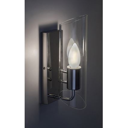 Rabalux - Sieninis vonios šviestuvas 1xE14/12W/230V IP44 blizgus chromas