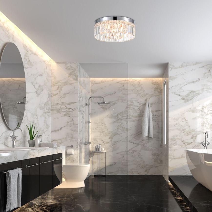 Rabalux - Lubinis vonios šviestuvas, 6xG9/28W/230V, IP44, skersmuo 35 cm