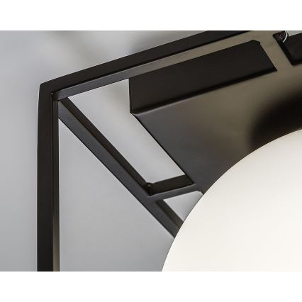 Rabalux - Lauko sieninis šviestuvas 1xE14/15W/230V IP44 juodas