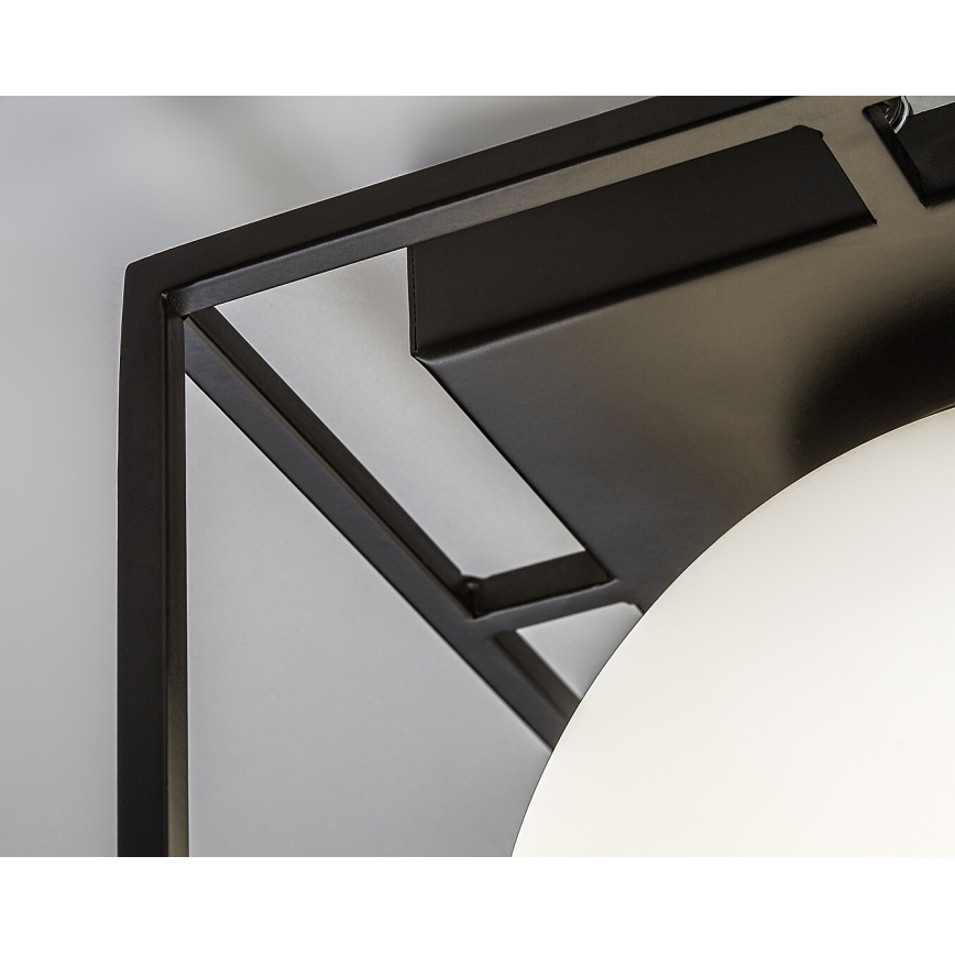 Rabalux - Lauko sieninis šviestuvas 1xE14/15W/230V IP44 juodas