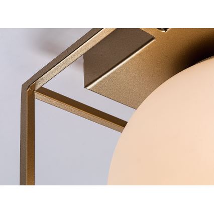 Rabalux - Lauko sieninis šviestuvas 1xE14/15W/230V IP44 auksinis