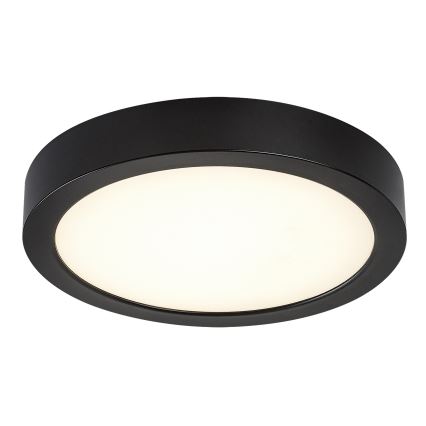 Rabalux - LED lubinis vonios šviestuvas LED/24W/230V, Ø 22 cm, IP44, juodas