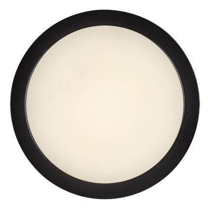 Rabalux - LED lubinis vonios šviestuvas LED/24W/230V, Ø 22 cm, IP44, juodas