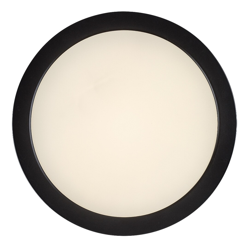 Rabalux - LED lubinis vonios šviestuvas LED/24W/230V, Ø 22 cm, IP44, juodas