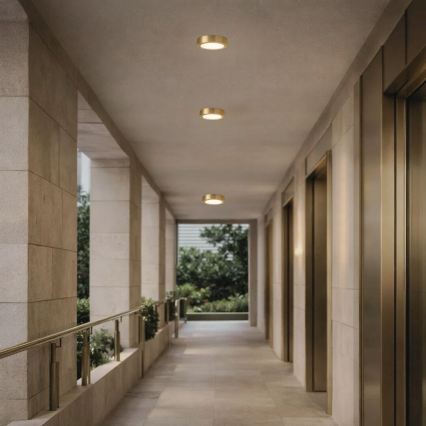 Rabalux - LED vonios lubinis šviestuvas LED/7W/230V Ø 12 cm IP44 auksinis