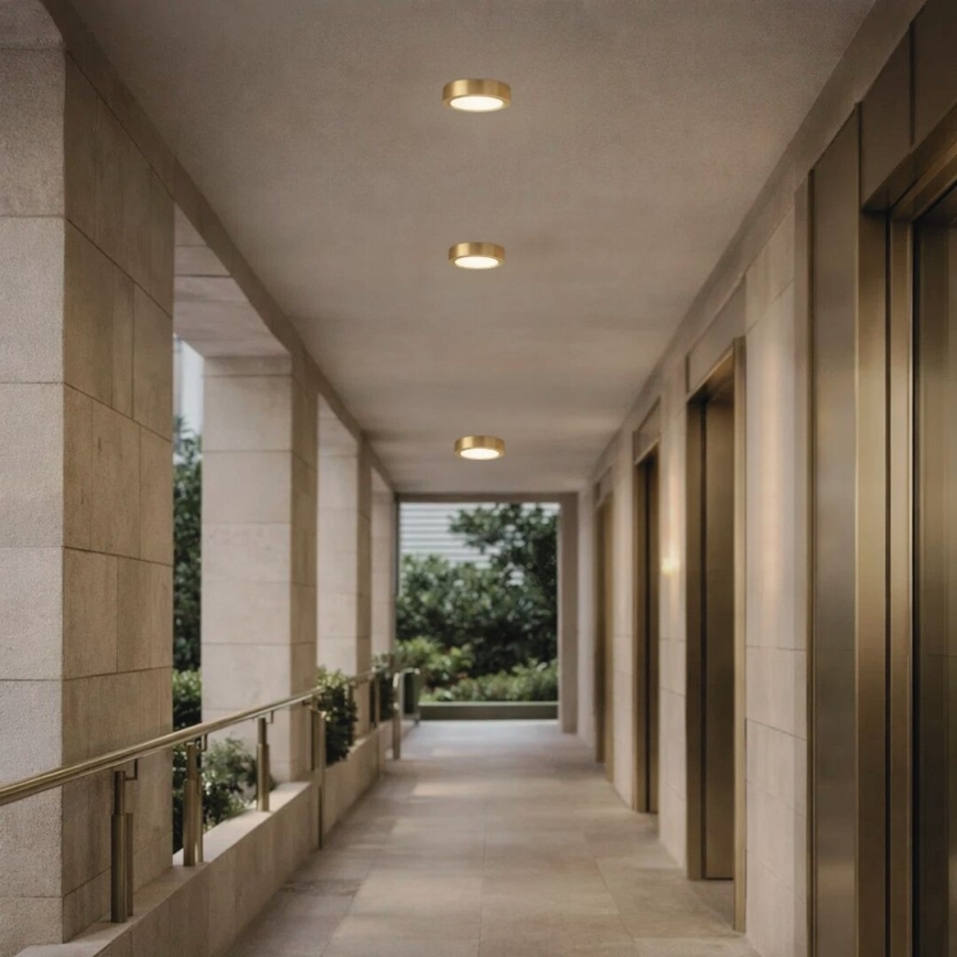 Rabalux - LED vonios lubinis šviestuvas LED/7W/230V Ø 12 cm IP44 auksinis