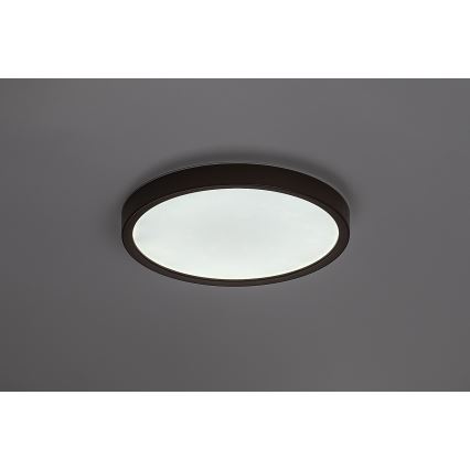 Rabalux - LED lubinis šviestuvas voniai LED/18W/230V 3000/4000/6000K skersmuo 29 cm IP44 rudas