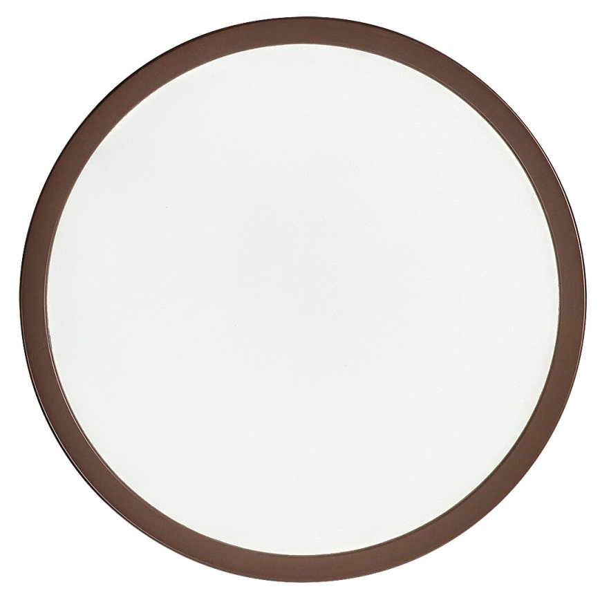 Rabalux - LED lubinis šviestuvas voniai LED/18W/230V 3000/4000/6000K skersmuo 29 cm IP44 rudas