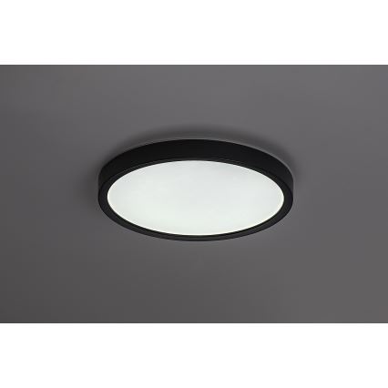 Rabalux - LED vonios lubų šviestuvas LED/18W/230V 3000/4000/6000K skersmuo 29 cm IP44 juodas