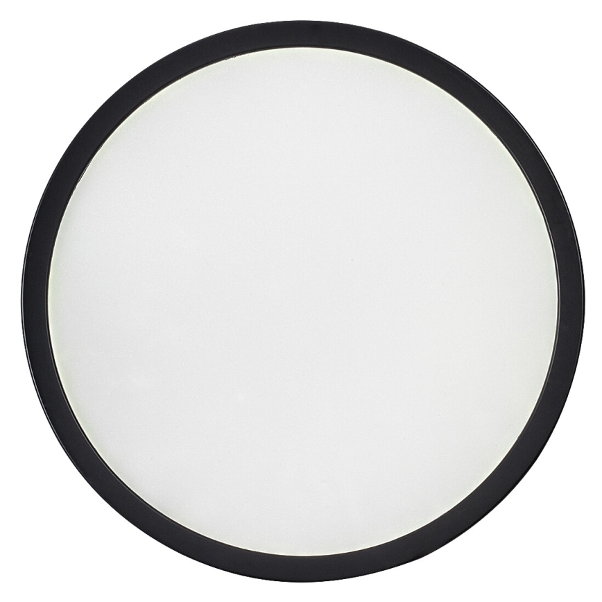 Rabalux - LED vonios lubų šviestuvas LED/18W/230V 3000/4000/6000K skersmuo 29 cm IP44 juodas