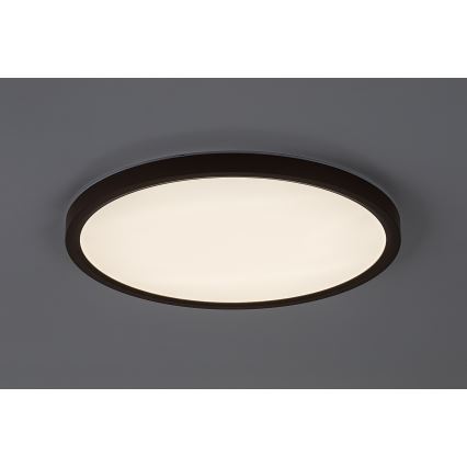 Rabalux - LED lubinis šviestuvas vonios kambariui LED/24W/230V 3000/4000/6000K skers. 40 cm IP44 rudos spalvos