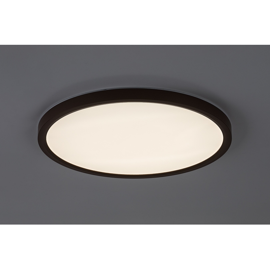 Rabalux - LED lubinis šviestuvas vonios kambariui LED/24W/230V 3000/4000/6000K skers. 40 cm IP44 rudos spalvos