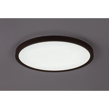 Rabalux - LED lubinis šviestuvas vonios kambariui LED/24W/230V 3000/4000/6000K skers. 40 cm IP44 rudos spalvos
