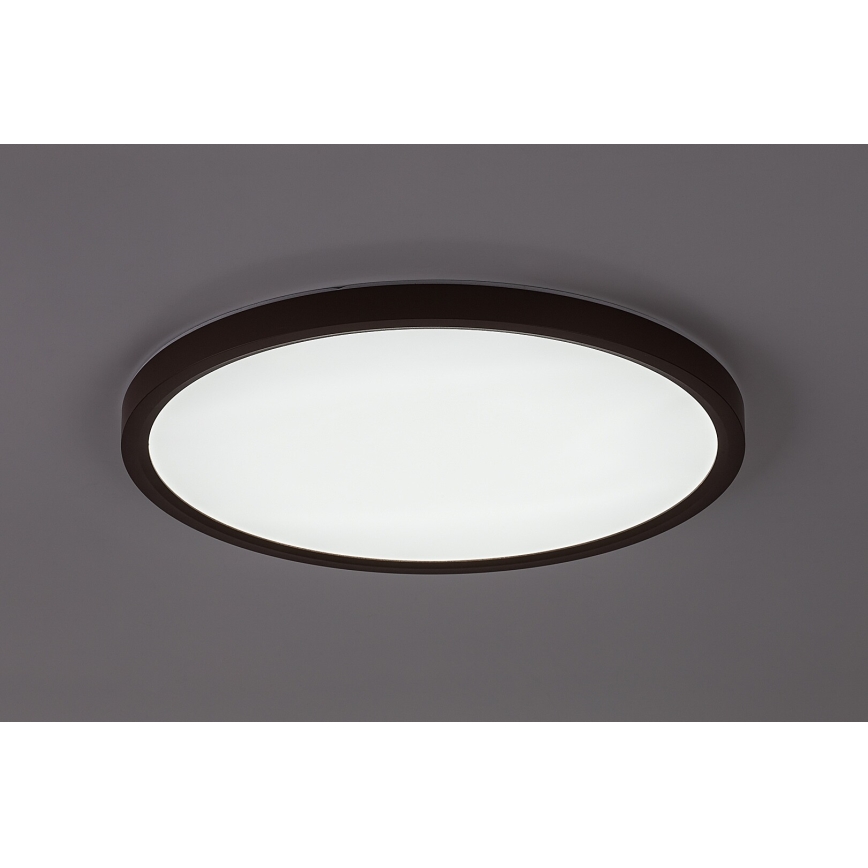 Rabalux - LED lubinis šviestuvas vonios kambariui LED/24W/230V 3000/4000/6000K skers. 40 cm IP44 rudos spalvos