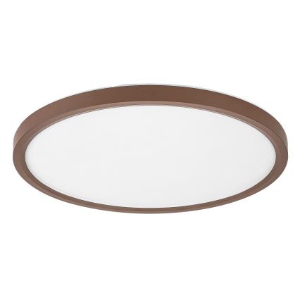 Rabalux - LED lubinis šviestuvas vonios kambariui LED/24W/230V 3000/4000/6000K skers. 40 cm IP44 rudos spalvos