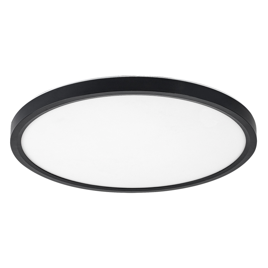 Rabalux - vonios kambario LED lubinis šviestuvas LED/24W/230V 3000/4000/6000K, skersmuo 40 cm, IP44, juodas