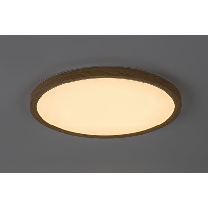 Rabalux - LED vonios kambario lubinis šviestuvas LED/24W/230V 3000/4000/6000K skersmuo 40 cm IP44 smėlinė