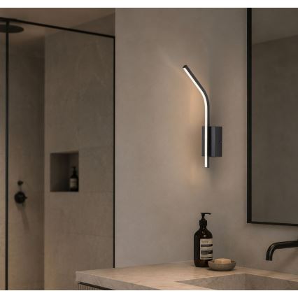 Rabalux - LED vonios kambario sieninis šviestuvas LED/10W/230V 4000K IP44 juodas