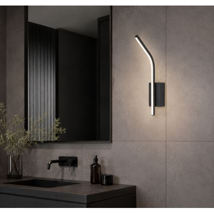 Rabalux - LED vonios kambario sieninis šviestuvas LED/10W/230V 4000K IP44 juodas