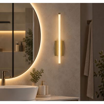 Rabalux - LED vonios kambario sieninis šviestuvas LED/10W/230V 4000K IP44 auksinis