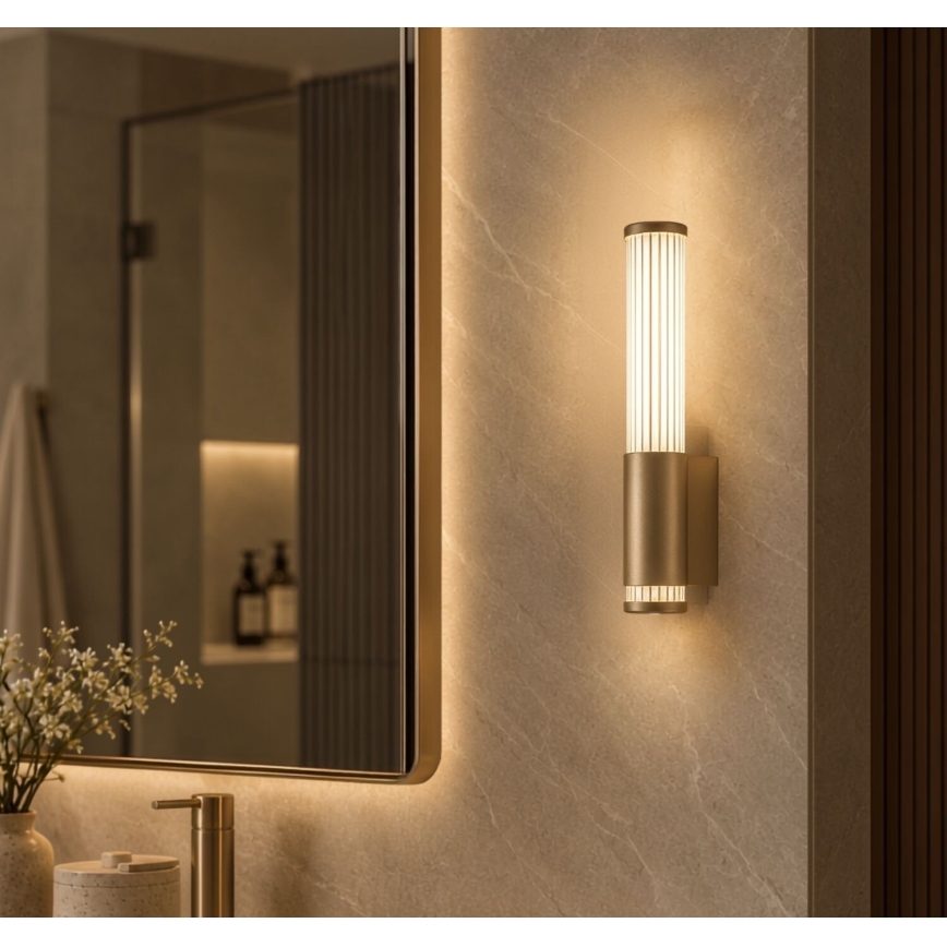 Rabalux - LED vonios sieninis šviestuvas LED/6W/230V IP44 auksinis