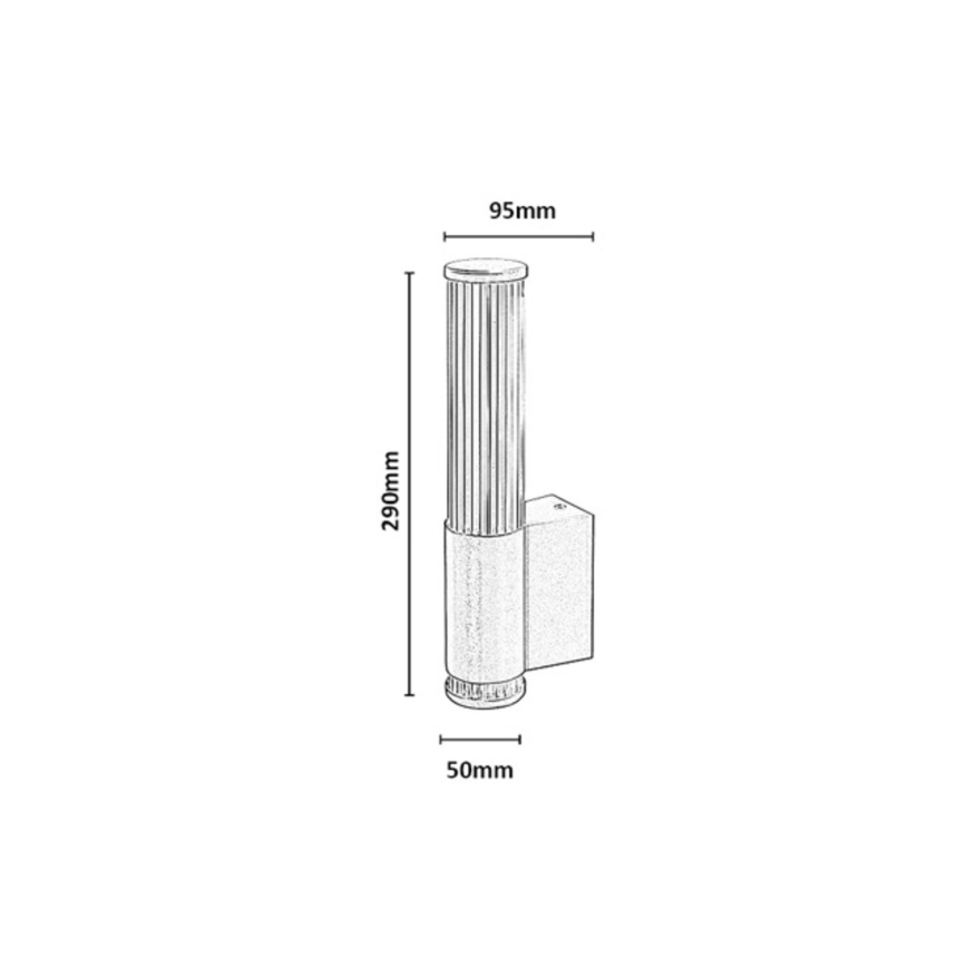 Rabalux - LED vonios sieninis šviestuvas LED/6W/230V IP44 auksinis