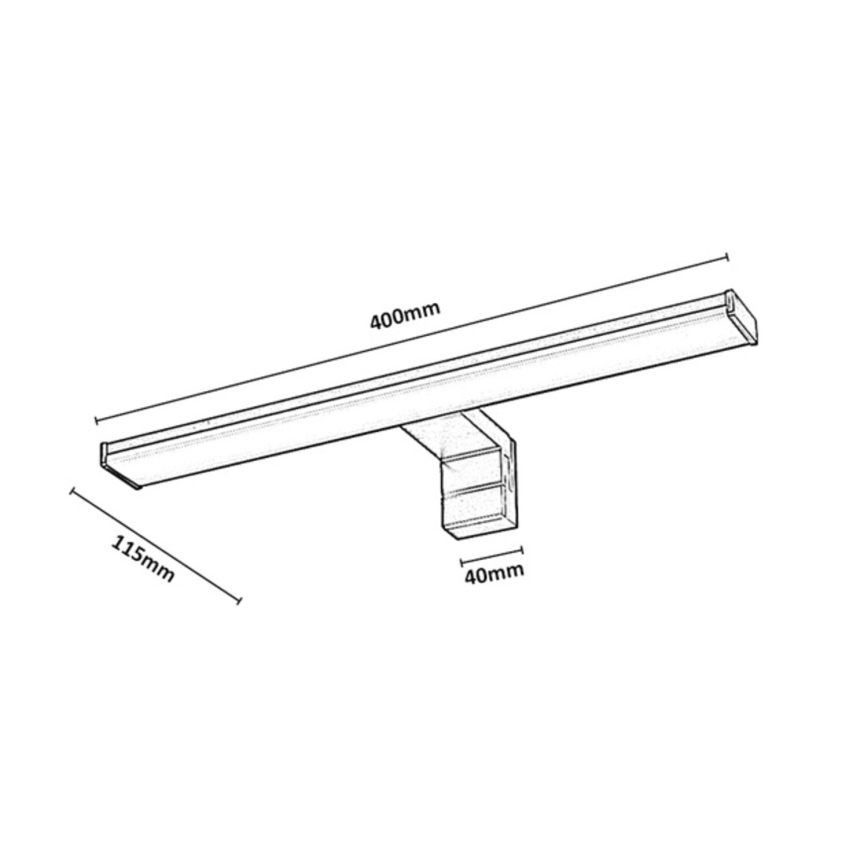 Rabalux - LED Vonios veidrodžio apšvietimas LED/8W/230V IP44 40 cm