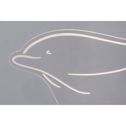 Rabalux - LED Vaikiška stalinė lempa LED/2W/5V 3000K delfinas, ąžuolas
