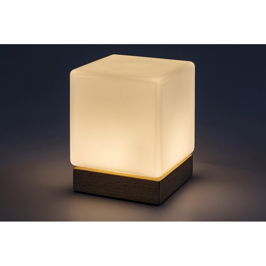 Rabalux - LED reguliuojama stalinė lempa LED/1,2W/5V 3000K ąžuolas
