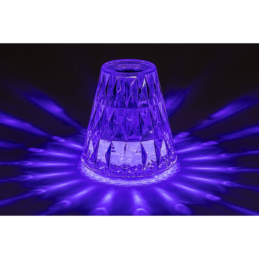 Rabalux - LED RGB Pritemdomas įkraunamas stalinis šviestuvas LED/2W/5V 3000K