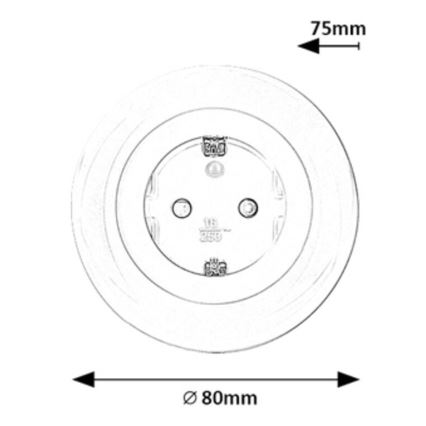 Rabalux - LED RGB Lizdas su apšvietimu LED/0,54W/230V 3000K