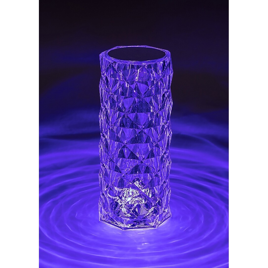Rabalux 76015 - LED RGB Stalinė pritemdoma lempa SIGGY LED/1,5W/3,7V 800 mAh