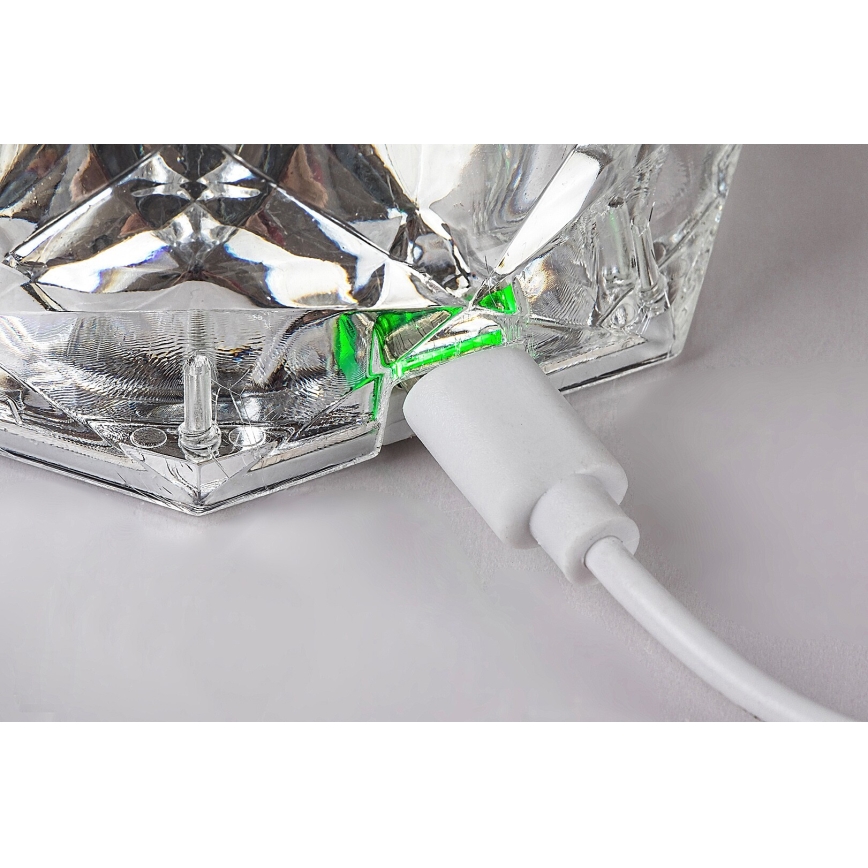 Rabalux 76015 - LED RGB Stalinė pritemdoma lempa SIGGY LED/1,5W/3,7V 800 mAh