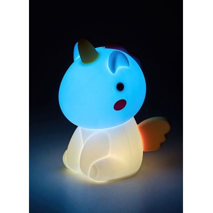 Rabalux - LED RGB Pritemdoma jutiklinė įkraunama maža vaikiška lemputė   LED/0,45W/5V