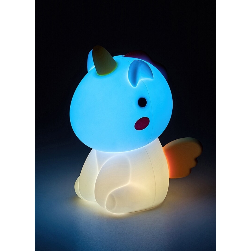 Rabalux - LED RGB Pritemdoma jutiklinė įkraunama maža vaikiška lemputė   LED/0,45W/5V
