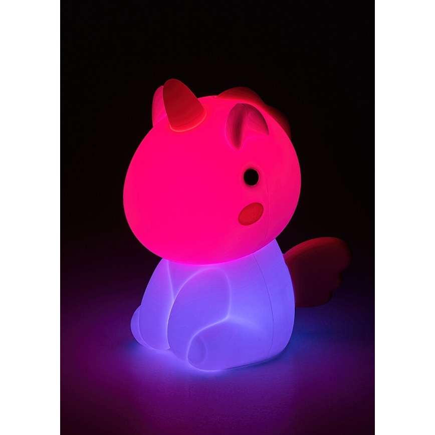 Rabalux - LED RGB Pritemdoma jutiklinė įkraunama maža vaikiška lemputė   LED/0,45W/5V