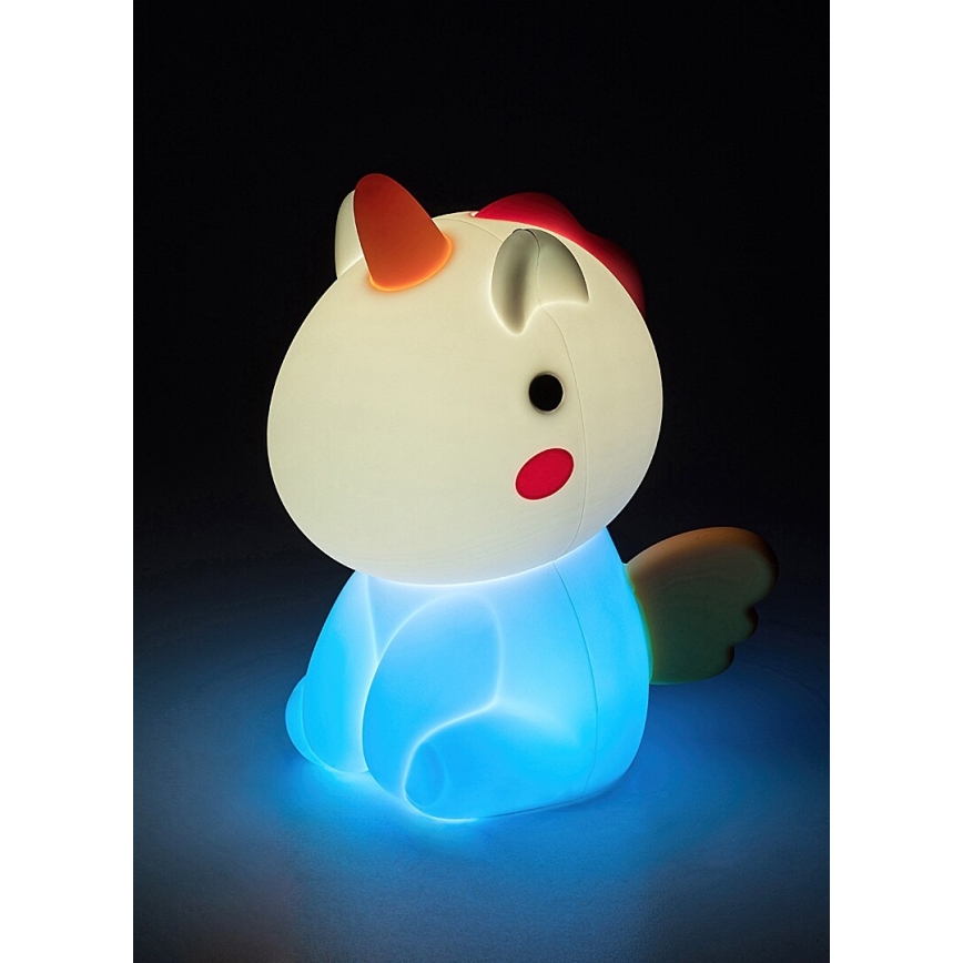 Rabalux - LED RGB Pritemdoma jutiklinė įkraunama maža vaikiška lemputė   LED/0,45W/5V