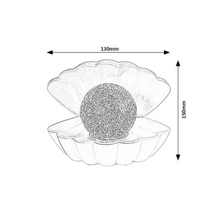 Rabalux - LED RGB dekoratyvinė lempa LED/0,8W/3xAAA