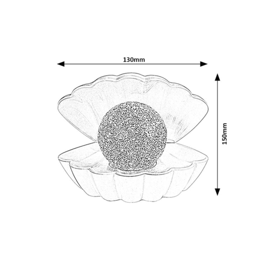 Rabalux - LED RGB dekoratyvinė lempa LED/0,8W/3xAAA
