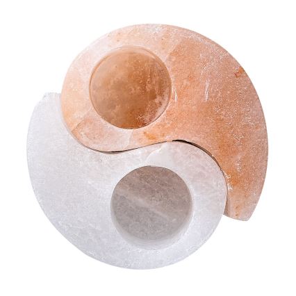 Rabalux - Druskos lempa - žvakidė oranžinė/balta