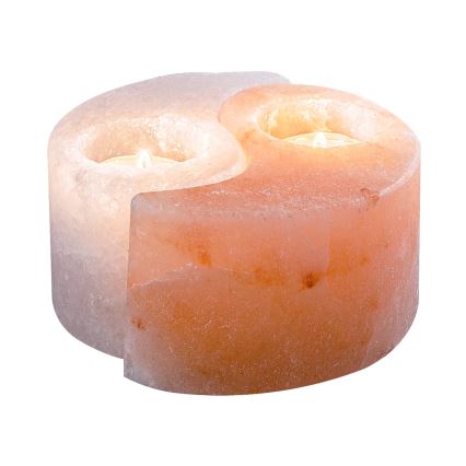 Rabalux - Druskos lempa - žvakidė oranžinė/balta