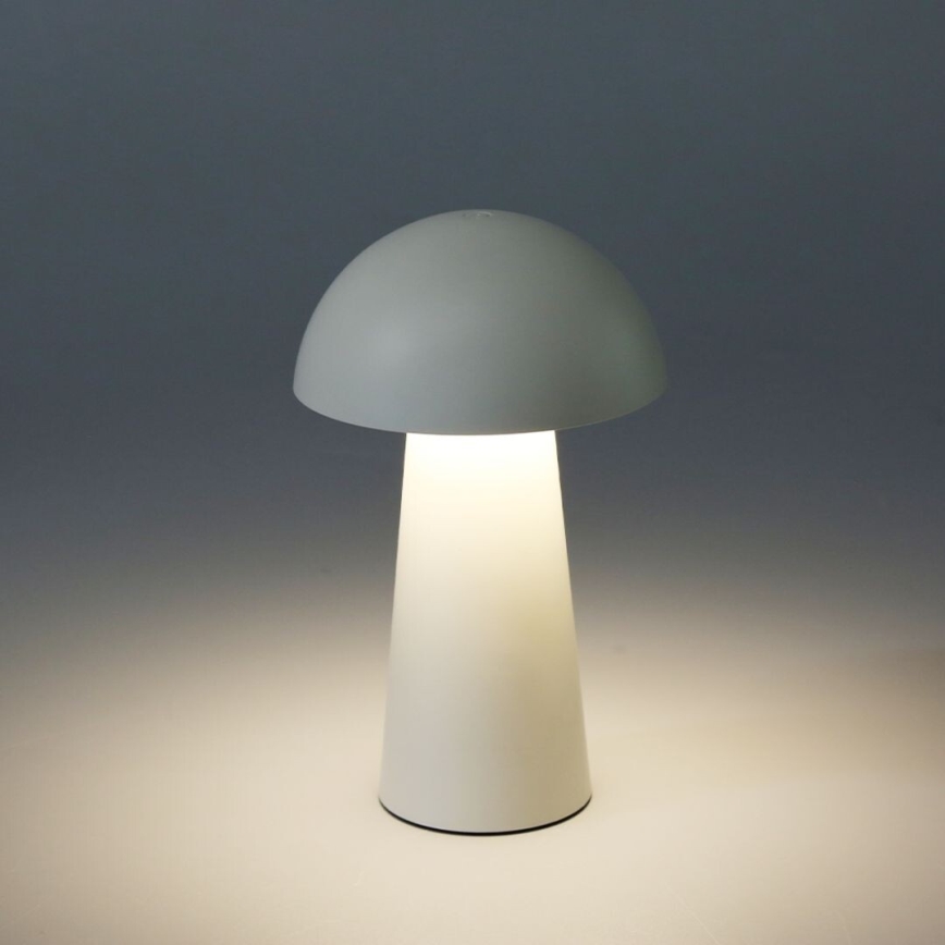 Rabalux - LED reguliuojama jutiklinė įkraunama lauko lempa LED/1,5W/5V IP44 1200 mAh USB balta