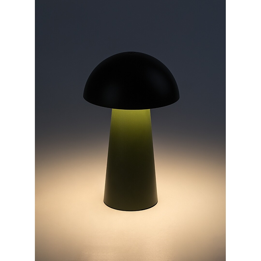 Rabalux - LED reguliuojamo ryškumo jutiklinė įkraunama lauko lempa LED/1,5W/5V IP44 1200 mAh USB žalia