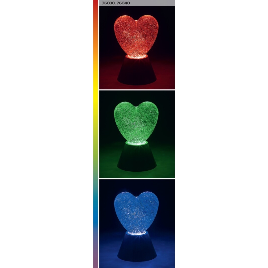 Rabalux - LED dekoratyvinė lempa LED/0,8W/3xAA širdis