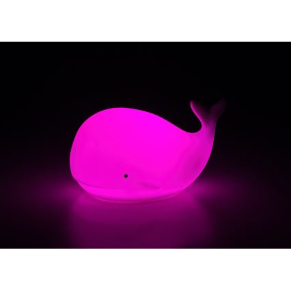 Rabalux - LED RGB lietimu valdomas naktinis žibintas LED/0,05W/1xCR2032 banginis
