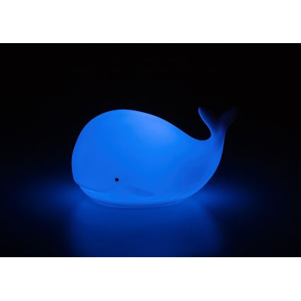 Rabalux - LED RGB lietimu valdomas naktinis žibintas LED/0,05W/1xCR2032 banginis