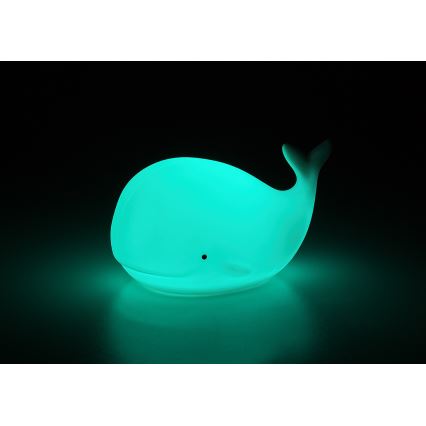 Rabalux - LED RGB lietimu valdomas naktinis žibintas LED/0,05W/1xCR2032 banginis