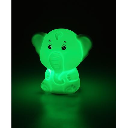 Rabalux - LED RGB jutiklinė naktinė lempa LED/0,05W/1xCR2032 dramblys